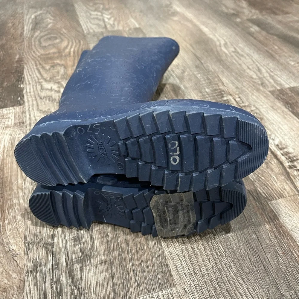 Uggs Stylish Blue Knee-rain High‎ Women's Boots